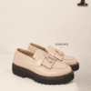 Kiltie Fringe Lug Loafer – Loafers by FAWOYE, view 3