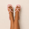 X-Strap Square Toe Slide – Slides by FAWOYE, view 2