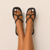 X-Strap Square Toe Slide – Slides by FAWOYE, view 4
