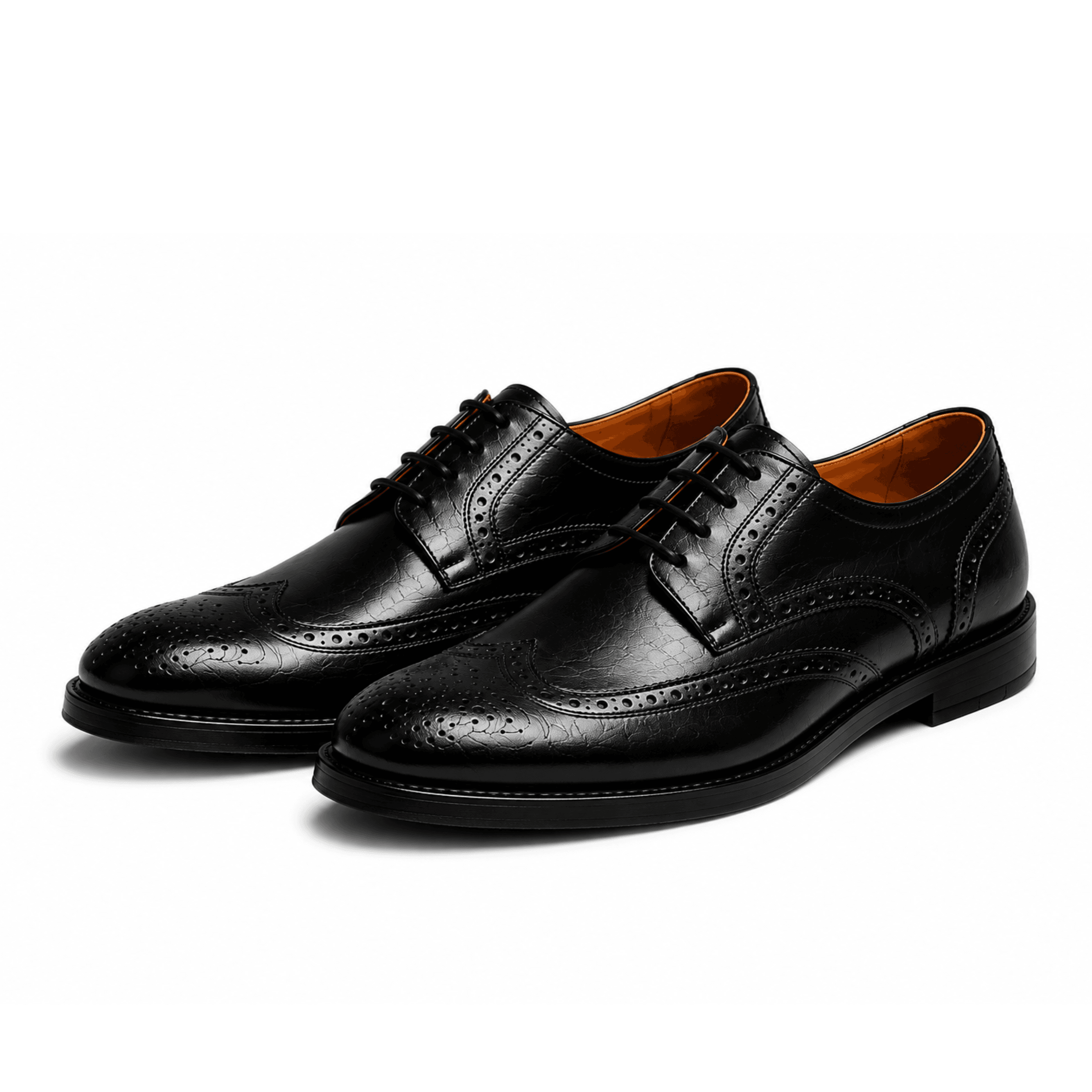 Black wing-tail brogue