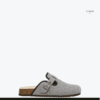 Buckle Mule slide — FAWOYE handmade leather shoes