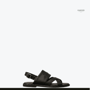 Covered Heel-Strap Sandal — FAWOYE handmade leather shoes