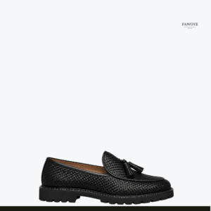 Woven Tassel Loafer — FAWOYE handmade leather shoes