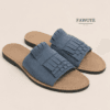 Tassel Slide — FAWOYE handmade leather shoes
