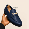 Horsebit-style with crocodile leather — FAWOYE handmade leather shoes