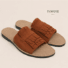 Tassel Slide — FAWOYE handmade leather shoes