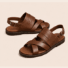 Covered Heel-Strap Sandal — FAWOYE handmade leather shoes