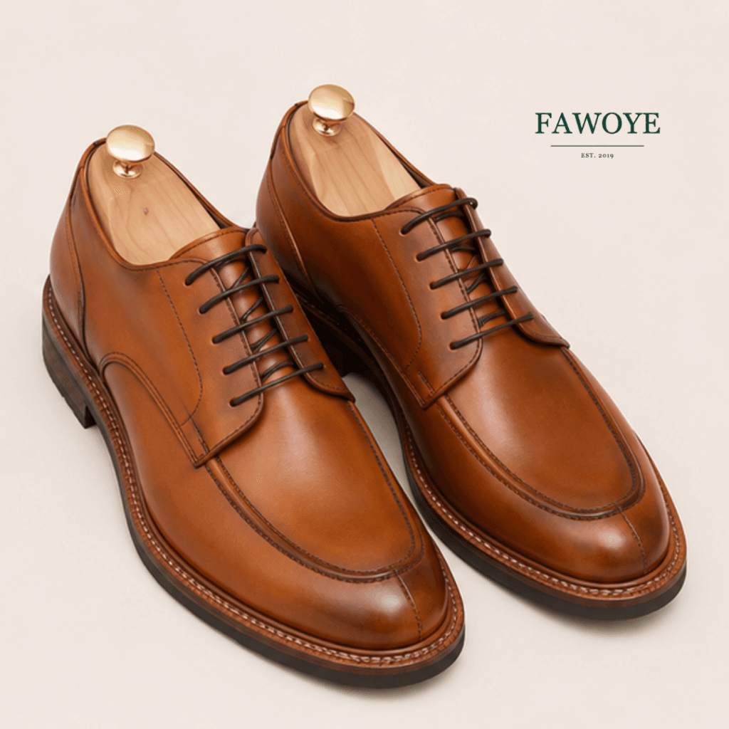 Leather Laced-Up Oxford — FAWOYE handmade leather shoes