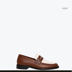 Two-Toned Penny Loafer — FAWOYE handmade leather shoes