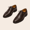 Textured Cap-toe Oxford — FAWOYE handmade leather shoes
