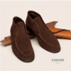 Suede Chelsea-style — FAWOYE handmade leather shoes