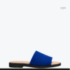 Suede Wide Band Slide — FAWOYE handmade leather shoes