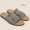 Tassel Slide — FAWOYE handmade leather shoes