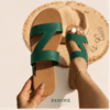 Z-Strap Slide — FAWOYE handmade leather shoes