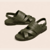 Covered Heel-Strap Sandal — FAWOYE handmade leather shoes