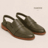 Sling back Half-Shoe — FAWOYE handmade leather shoes