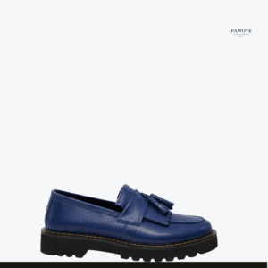 Leather tassel loafer — FAWOYE handmade leather shoes