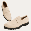 Suede Penny Loafer — FAWOYE handmade leather shoes