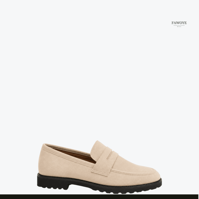 Suede Penny Loafer — FAWOYE handmade leather shoes