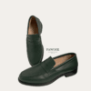leather skin venetian loafers — FAWOYE handmade leather shoes