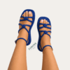 Knotted Strap Sandal — FAWOYE handmade leather shoes