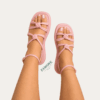 Knotted Strap Sandal — FAWOYE handmade leather shoes
