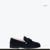 Shearling Suede Tassel Loafer — FAWOYE handmade leather shoes