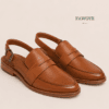 Sling back Half-Shoe — FAWOYE handmade leather shoes