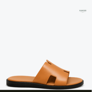 H-Shaped Slide — FAWOYE handmade leather shoes