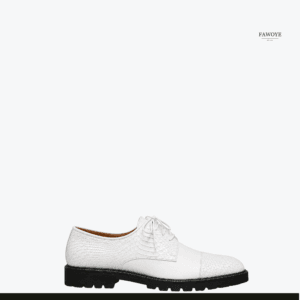Textured Cap-toe Oxford — FAWOYE handmade leather shoes