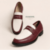 Two-Toned Penny Loafer — FAWOYE handmade leather shoes