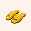 Woven Leather Slide — FAWOYE handmade leather shoes