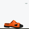 Crisscross Buckle Slide — FAWOYE handmade leather shoes