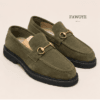 Suede Horsebit Loafer — FAWOYE handmade leather shoes