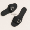 Single-Strap Buckle Slide — FAWOYE handmade leather shoes