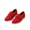 Casual Suede Penny Loafer — FAWOYE handmade leather shoes