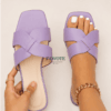 Cross-Strap Slide — FAWOYE handmade leather shoes