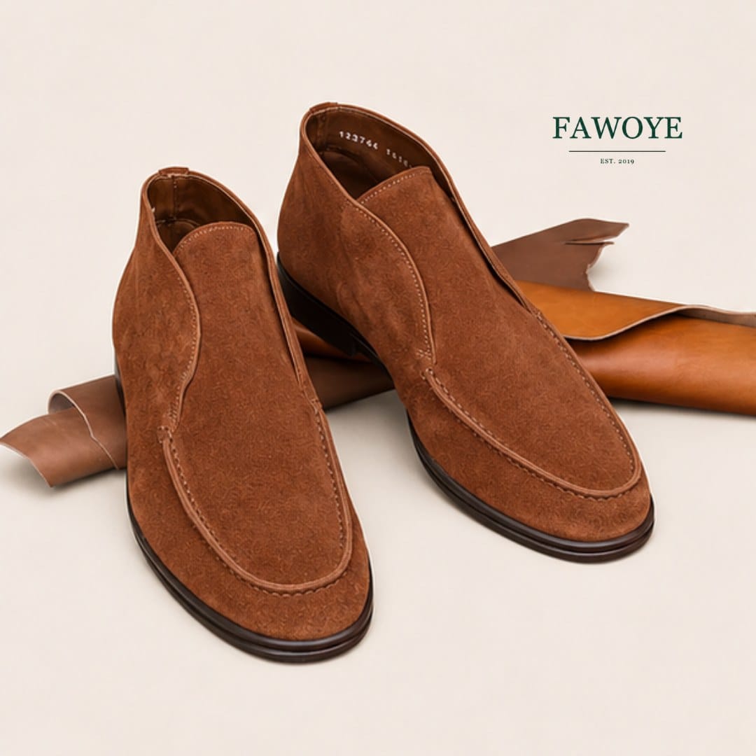 FAWOYE zipped chelsea boot for a detty December night out