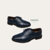 Textured Cap-toe Oxford — FAWOYE handmade leather shoes