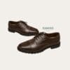 Textured Cap-toe Oxford — FAWOYE handmade leather shoes
