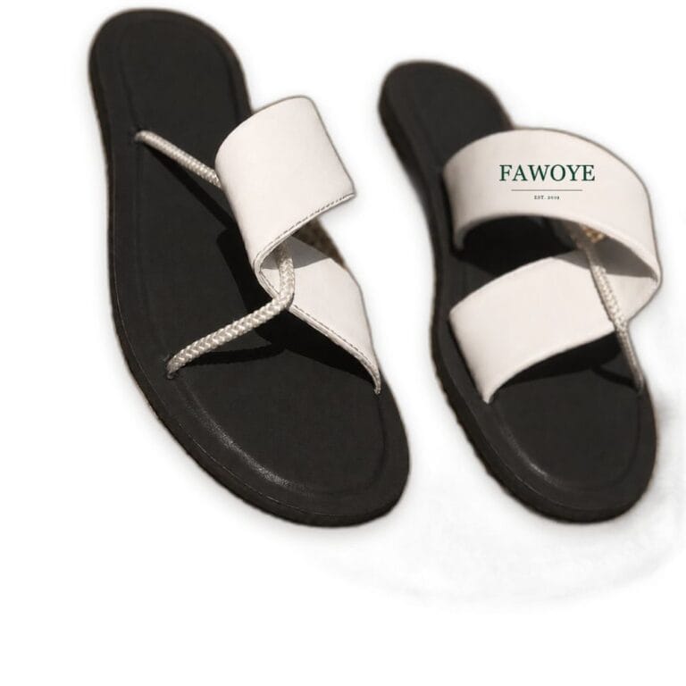 FAWOYE women's woven rope sandal, an elegant wedding flat