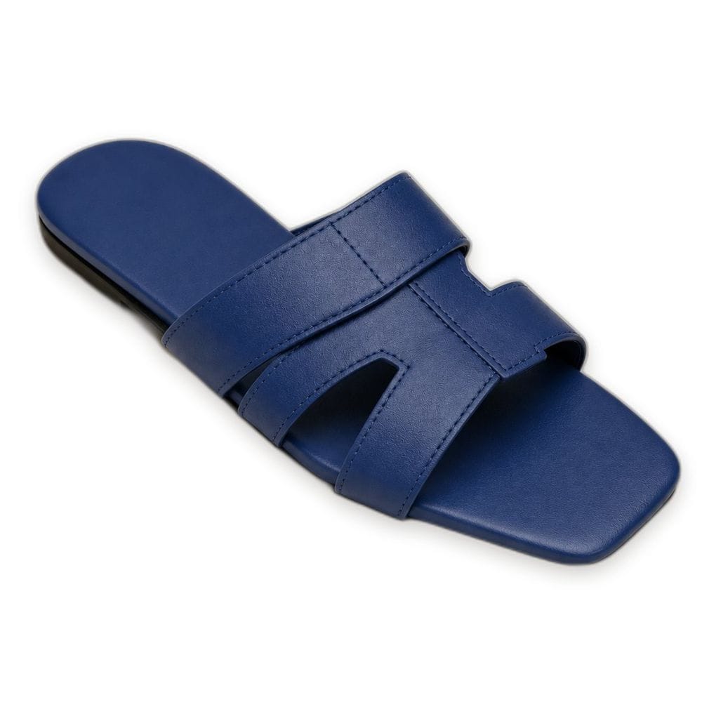FAWOYE women's H-band leather slide, cared for and conditioned