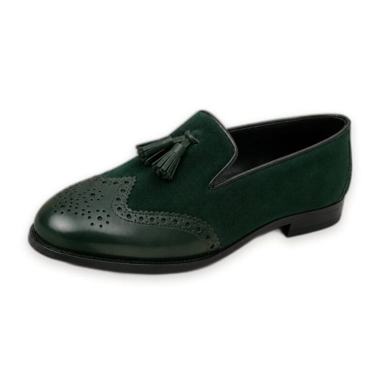 FAWOYE tassel brogue loafer, a statement shoe for owambe